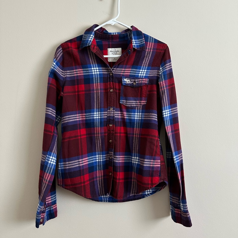 Abercrombie & Fitch Plaid Botton Down